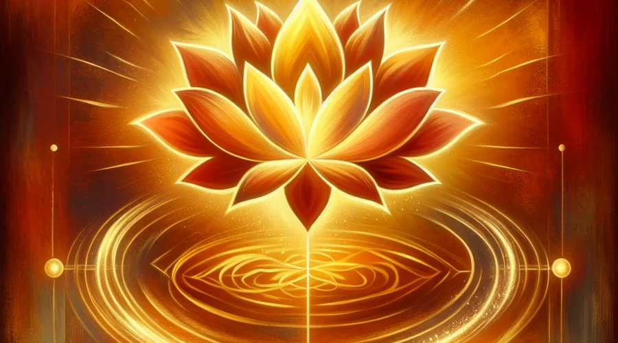 A radiant lotus flower symbolizing Jisoo saju&rsquo;s nurturing energy.