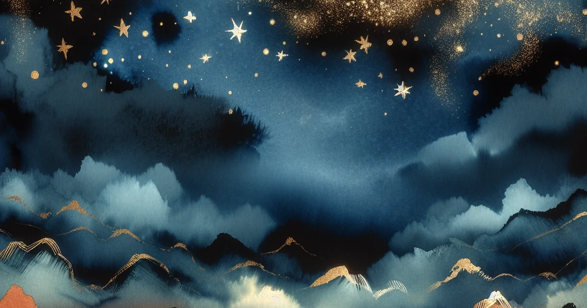 Atmospheric winter landscape illustrating the theme of Winter saju profile.